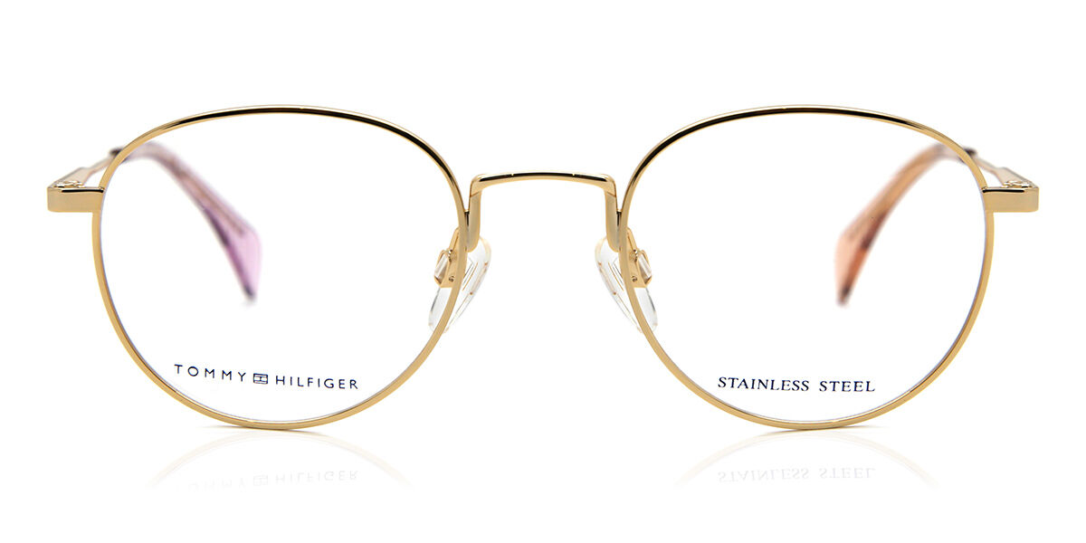 Tommy Hilfiger TH 1467 000 Men's Eyeglasses Gold Size 49 (Frame Only) - Blue Light Block Available