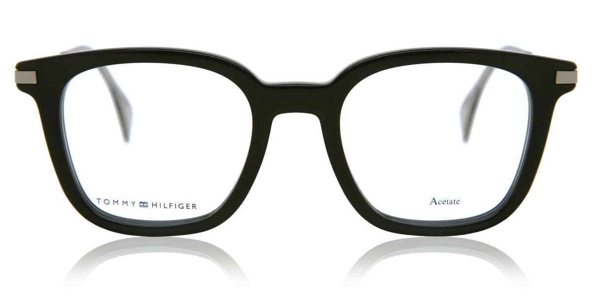 Photos - Glasses & Contact Lenses Tommy Hilfiger TH 1516 807 Men's Eyeglasses Black Size 48 ( 