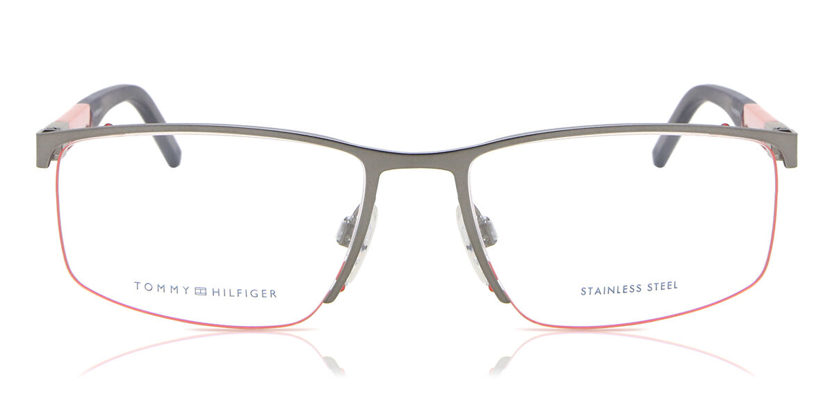 To tell the truth Out of breath Substantial Tommy Hilfiger TH 1640 R80 Eyeglasses in Black/Grey | SmartBuyGlasses USA