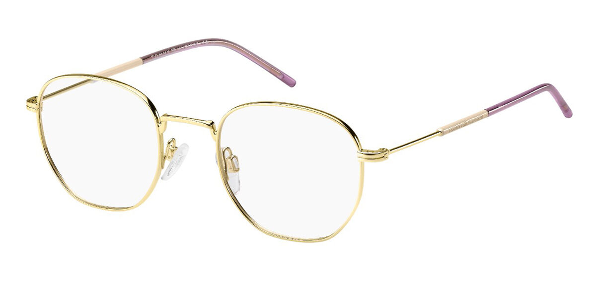 Photos - Glasses & Contact Lenses Tommy Hilfiger TH 1632 S9E Men's Eyeglasses Gold Size 47 (F 