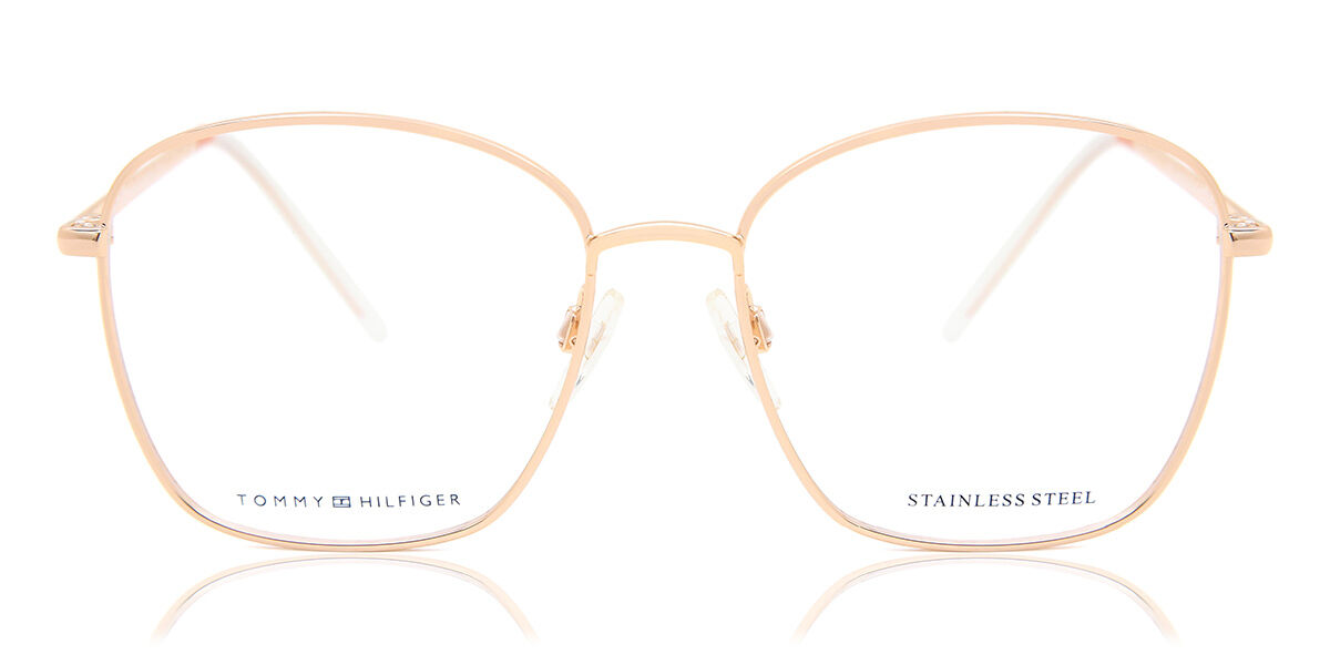 Photos - Glasses & Contact Lenses Tommy Hilfiger TH 1635 DDB Women's Eyeglasses Gold Size 53 