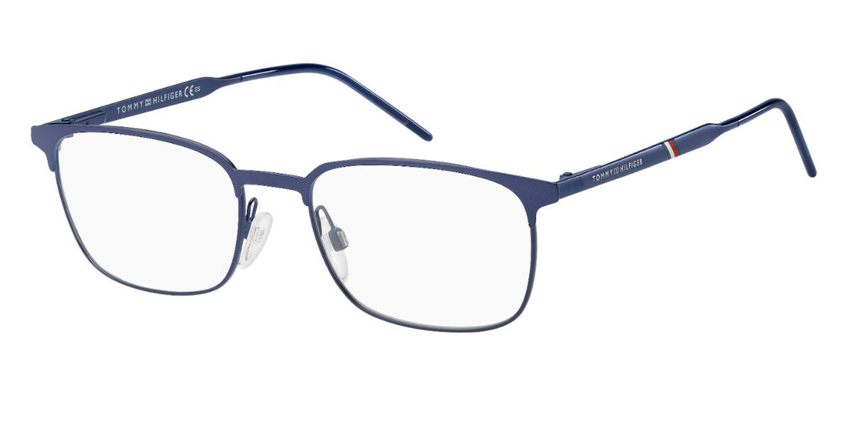 Photos - Glasses & Contact Lenses Tommy Hilfiger TH 1643 PJP Men's Eyeglasses Blue Size 53 (F 