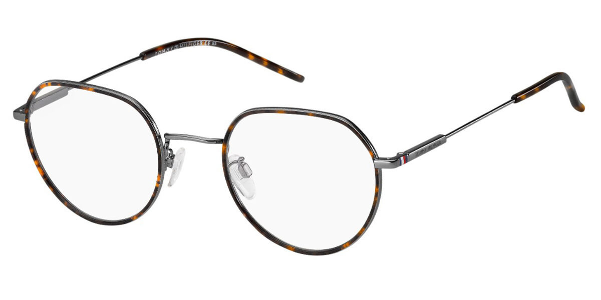 Photos - Glasses & Contact Lenses Tommy Hilfiger TH 1736/F Asian Fit KJ1 Men's Eyeglasses Tor 