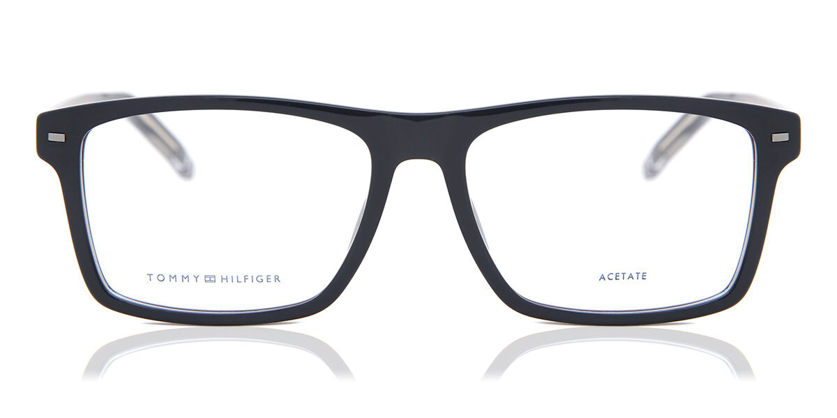 Photos - Glasses & Contact Lenses Tommy Hilfiger TH 1770 PJP Men's Eyeglasses Blue Size 55 (F 