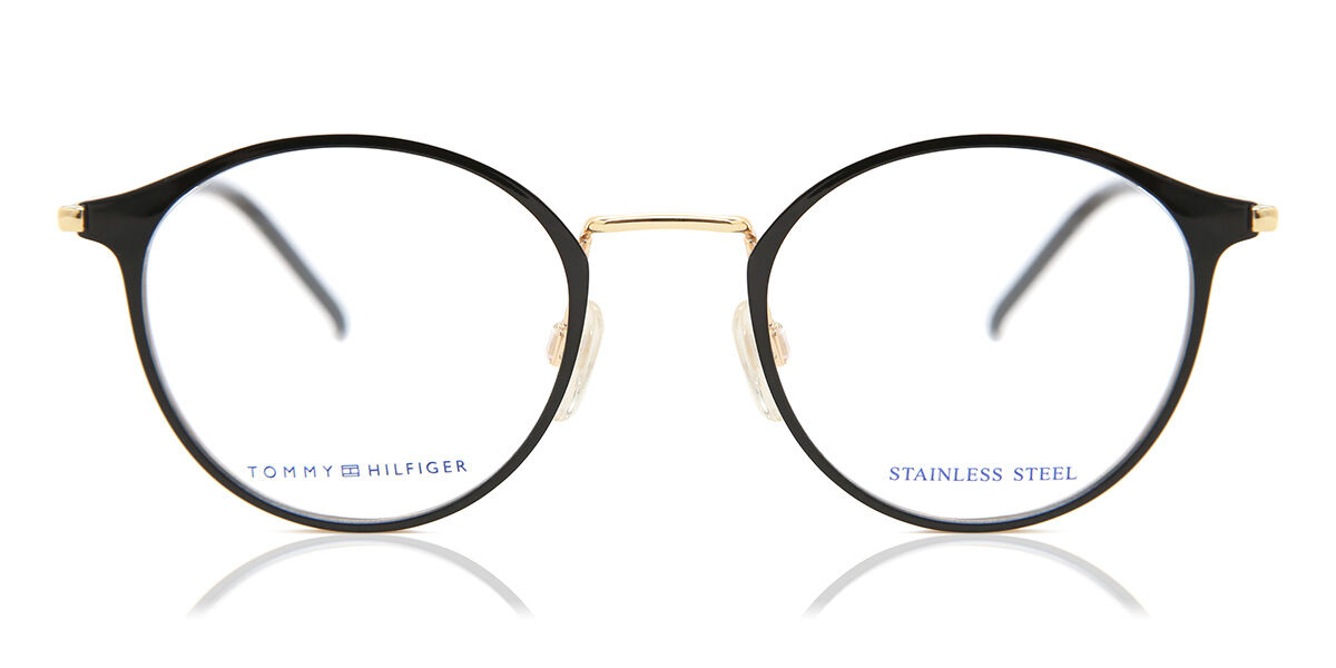Photos - Glasses & Contact Lenses Tommy Hilfiger TH 1771 807 Men's Eyeglasses Black Size 49 ( 
