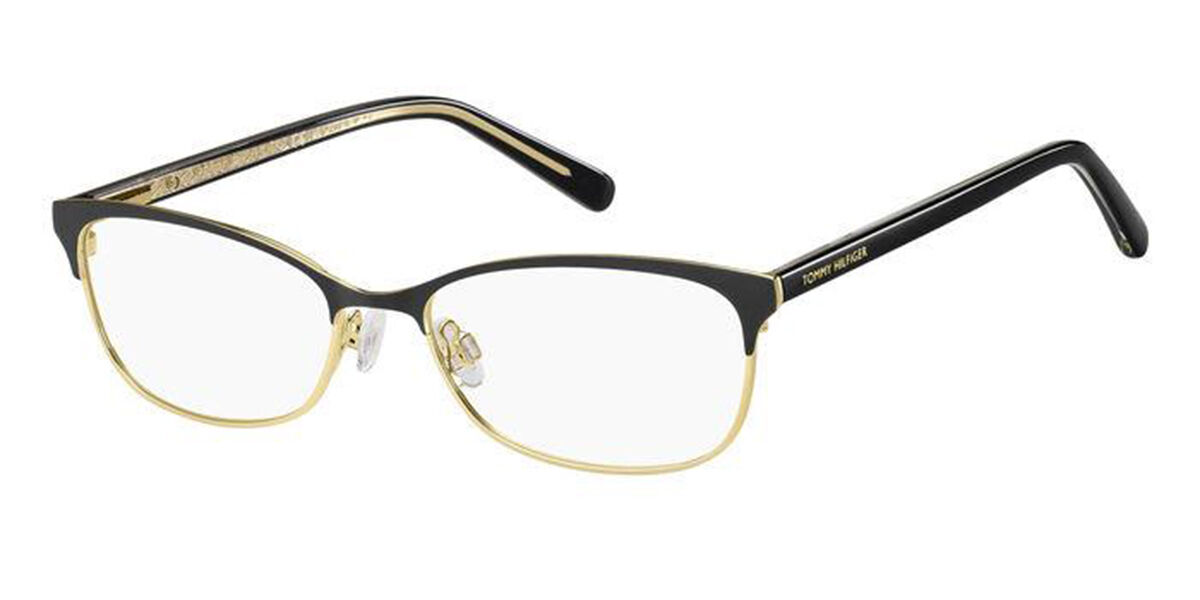 Photos - Glasses & Contact Lenses Tommy Hilfiger TH 1777 7C5 Women's Eyeglasses Black Size 52 