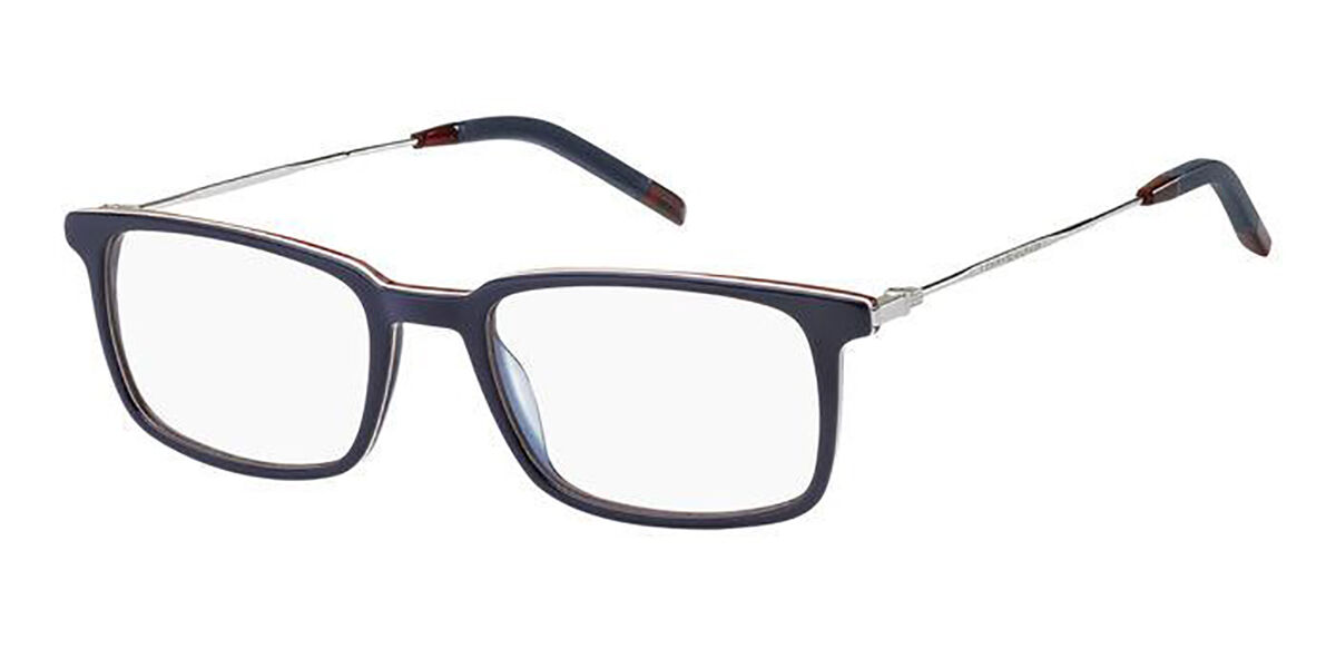 Photos - Glasses & Contact Lenses Tommy Hilfiger TH 1817 PJP Men's Eyeglasses Blue Size 52 (F 