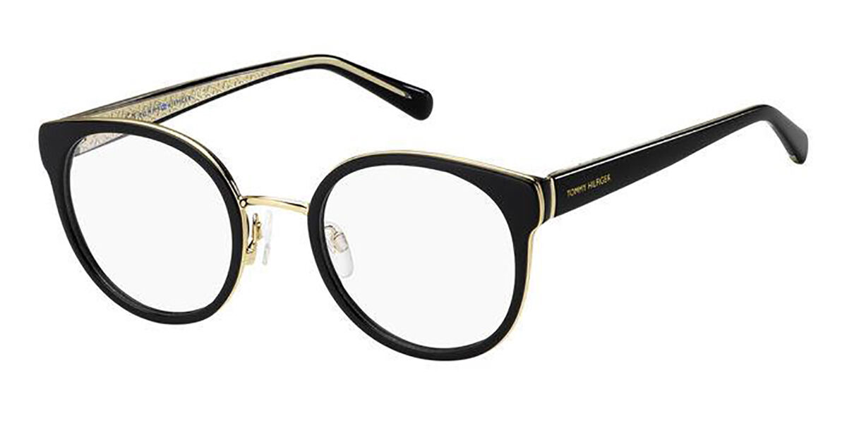 Photos - Glasses & Contact Lenses Tommy Hilfiger TH 1823 807 Women's Eyeglasses Black Size 51 