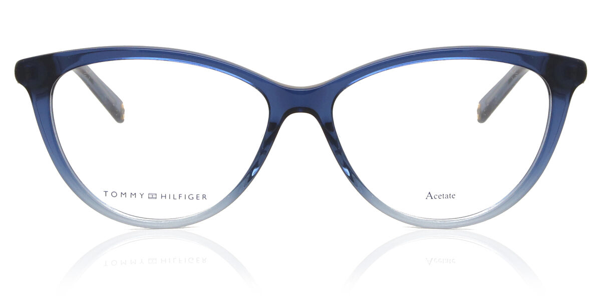 Photos - Glasses & Contact Lenses Tommy Hilfiger TH 1826 PJP Women's Eyeglasses Blue Size 54 