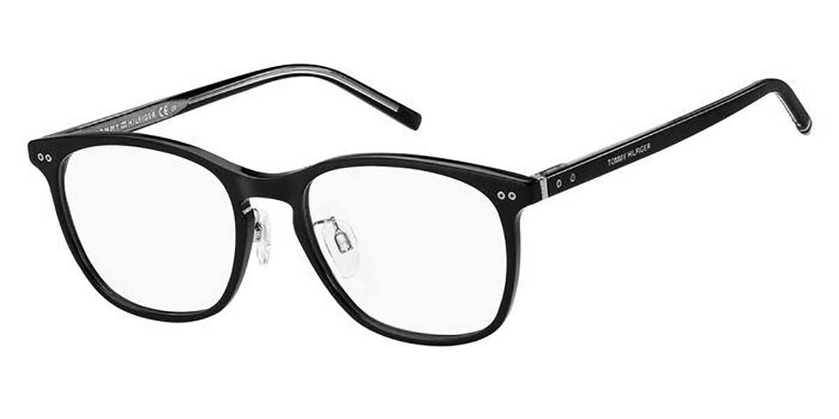 Tommy Hilfiger TH 1851/F Asian Fit 807 Eyeglasses in Black ...