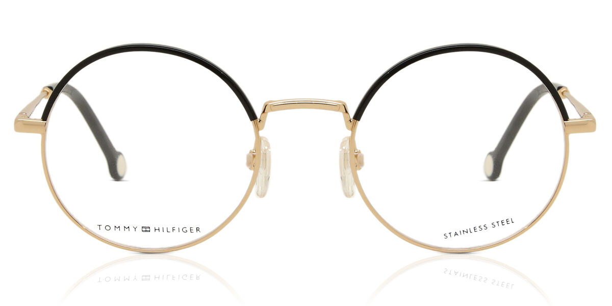 Photos - Glasses & Contact Lenses Tommy Hilfiger TH 1838 000 Women's Eyeglasses Gold Size 50 