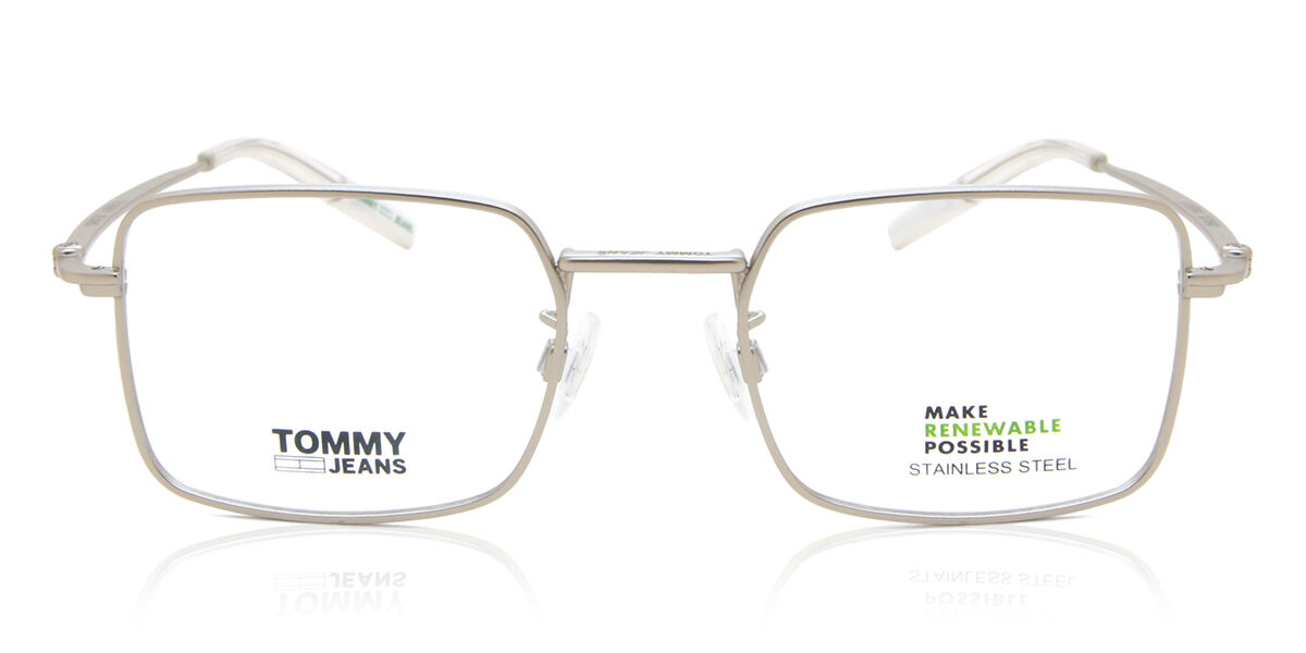 Tommy Hilfiger TJ 0049 CTL Men's Eyeglasses Silver Size 49 (Frame Only) - Blue Light Block Available