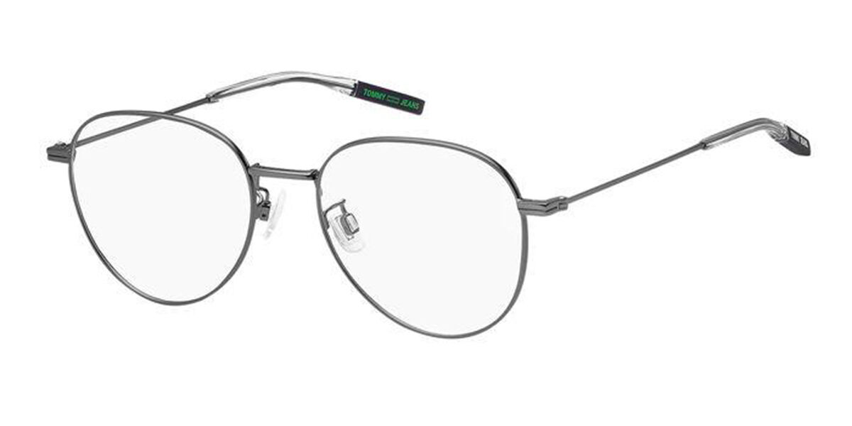 Photos - Glasses & Contact Lenses Tommy Hilfiger TJ 0067/F Asian Fit R80 Men's Eyeglasses Gre 