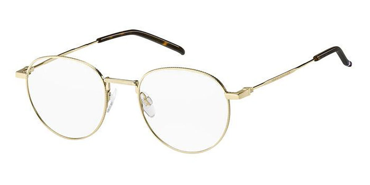 Photos - Glasses & Contact Lenses Tommy Hilfiger TH 1875 J5G Men's Eyeglasses Gold Size 50 (F 