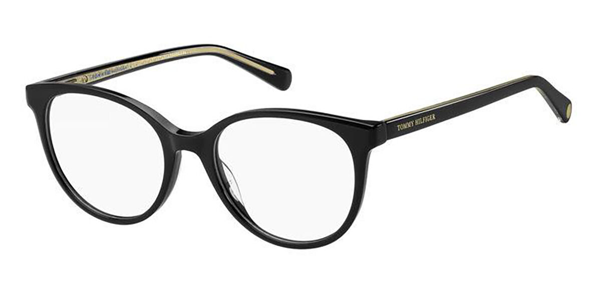 Photos - Glasses & Contact Lenses Tommy Hilfiger TH 1888 807 Women's Eyeglasses Black Size 52 