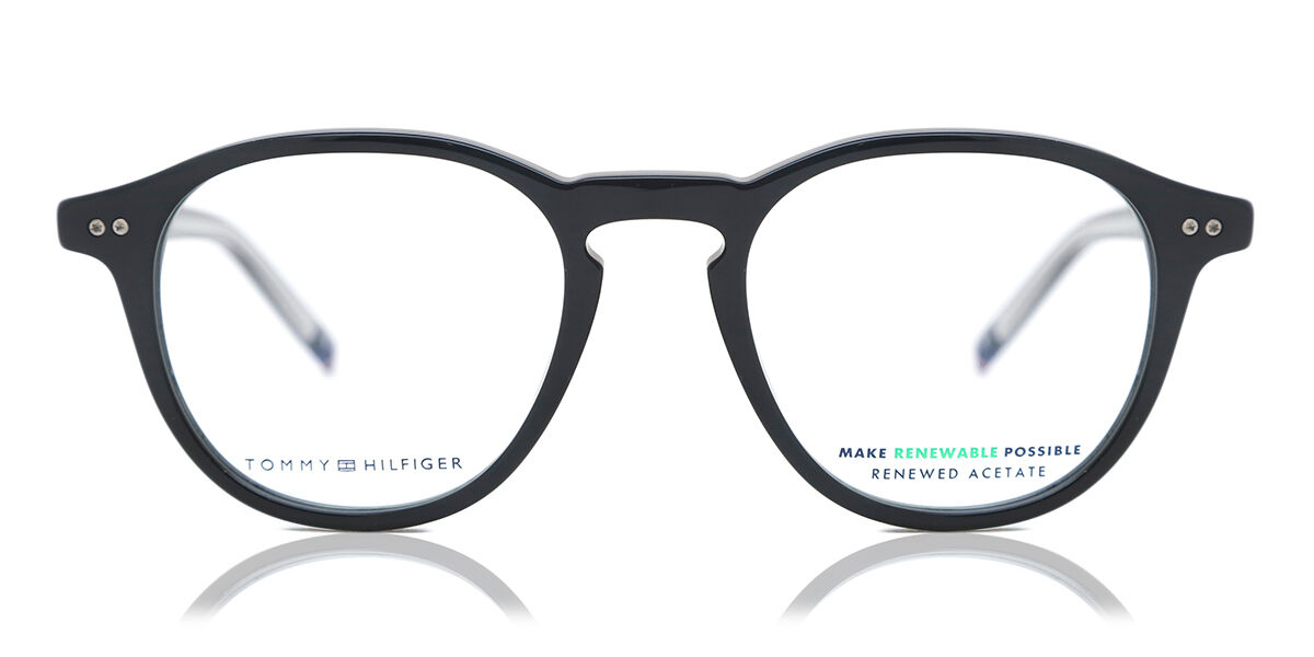 Photos - Glasses & Contact Lenses Tommy Hilfiger TH 1893 807 Men's Eyeglasses Black Size 48 ( 
