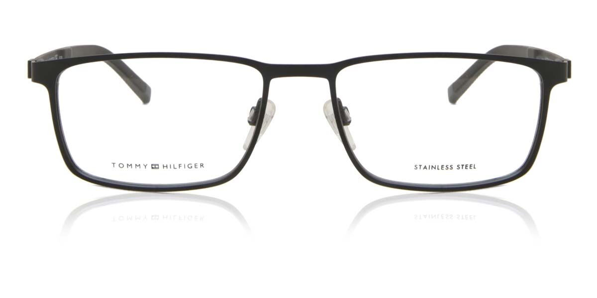 Photos - Glasses & Contact Lenses Tommy Hilfiger TH 1918 003 Men's Eyeglasses Black Size 56 ( 