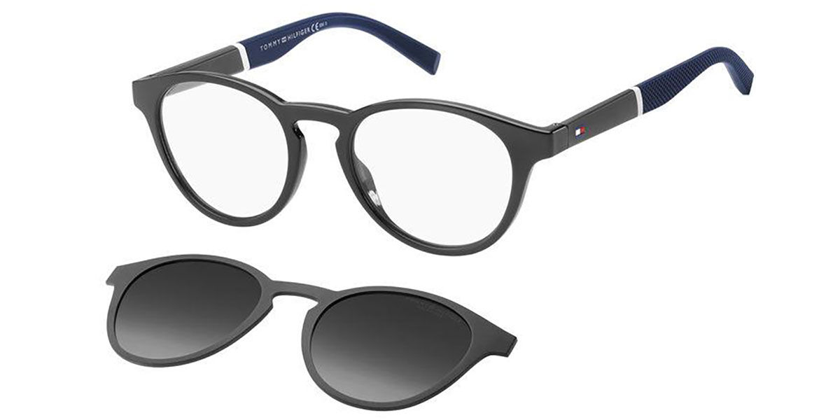 Photos - Glasses & Contact Lenses Tommy Hilfiger TH 1902/CS With Clip-On KB7/WJ Men's Eyeglas 