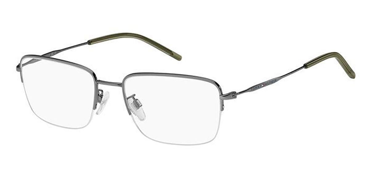 Photos - Glasses & Contact Lenses Tommy Hilfiger TH 1935/F Asian Fit R80 Men's Eyeglasses Sil 