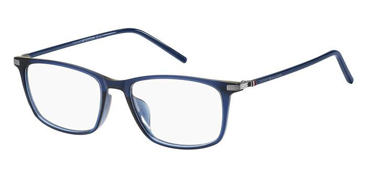 Photos - Glasses & Contact Lenses Tommy Hilfiger TH 1937/F Asian Fit PJP Men's Eyeglasses Blu 