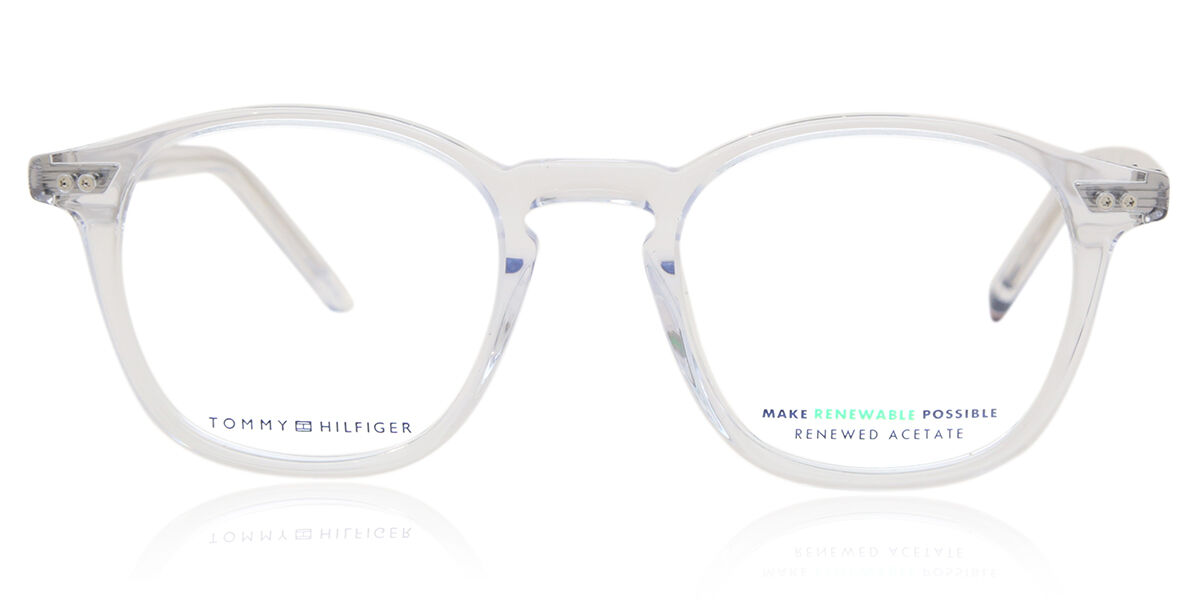 Photos - Glasses & Contact Lenses Tommy Hilfiger TH 1941 900 Men's Eyeglasses Clear Size 48 ( 