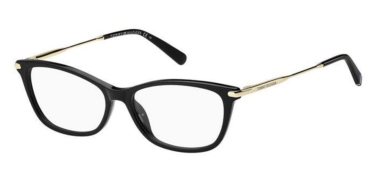 Photos - Glasses & Contact Lenses Tommy Hilfiger TH 1961 807 Women's Eyeglasses Black Size 53 