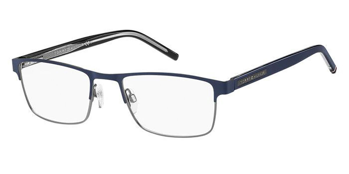 Tommy Hilfiger Th 1944 H2t Eyeglasses In Two Tone Matte Blue Dark