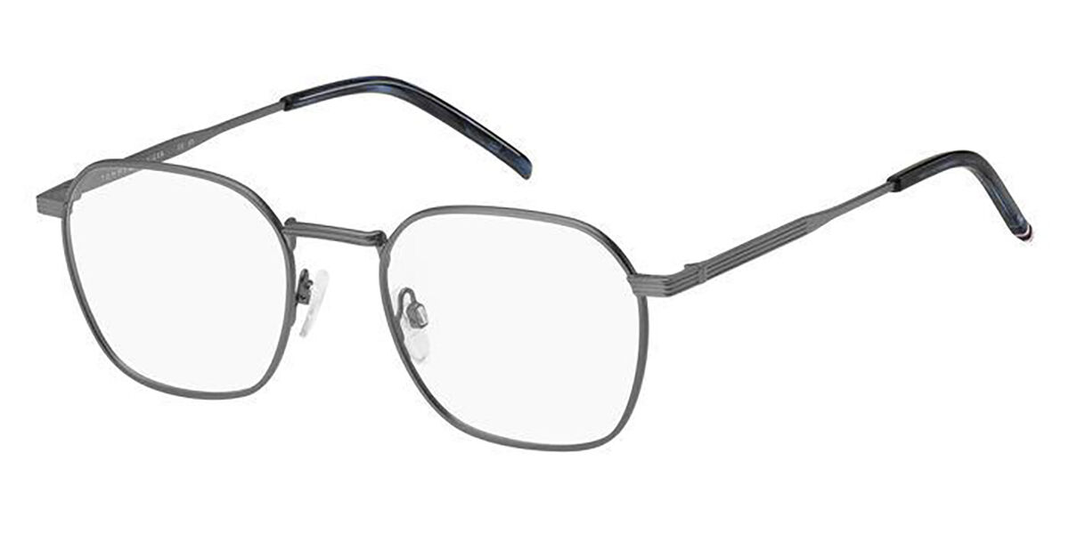 Photos - Glasses & Contact Lenses Tommy Hilfiger TH 1987 R80 Men's Eyeglasses Silver Size 52 