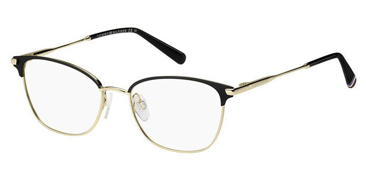 Photos - Glasses & Contact Lenses Tommy Hilfiger TH 2002 2M2 Women's Eyeglasses Gold Size 52 