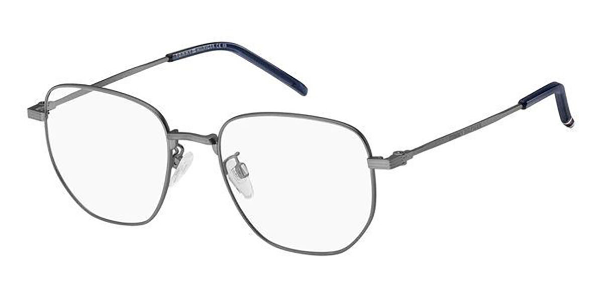 Photos - Glasses & Contact Lenses Tommy Hilfiger TH 2009/F Asian Fit R81 Men's Eyeglasses Sil 