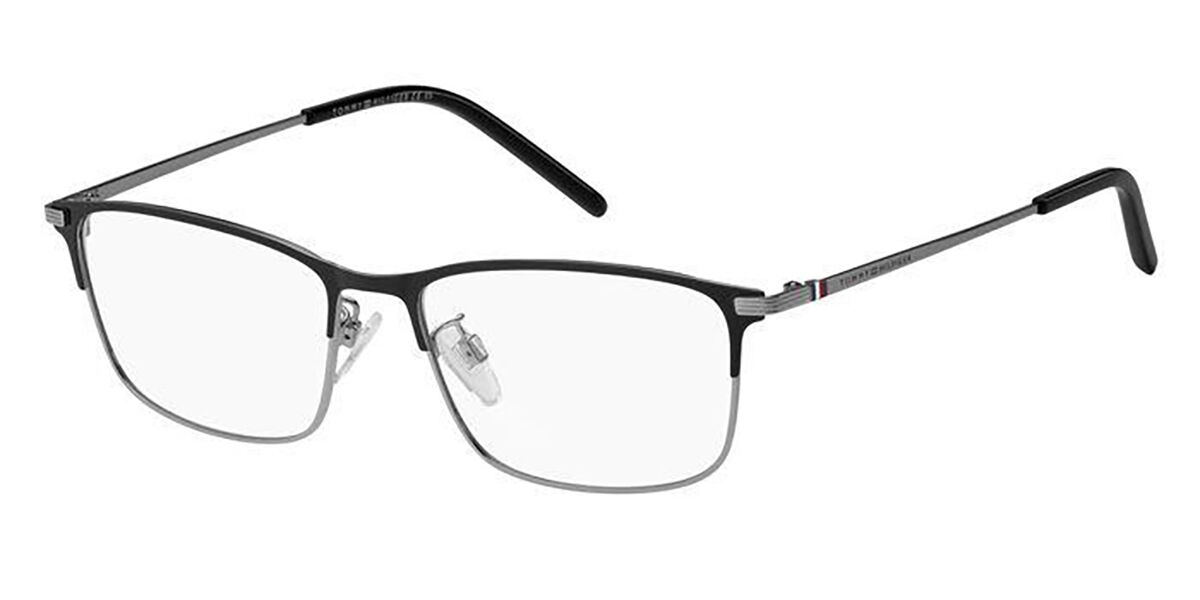 Photos - Glasses & Contact Lenses Tommy Hilfiger TH /F Asian Fit 284 Men's Eyeglasses Bla  2014