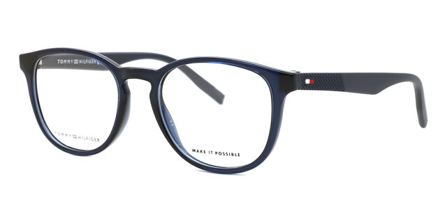TOMMY HILFIGER TH-2026 Eyeglasses PJP-BLUE 48mm Tommy Hilfiger TH 2026 Kids PJP Blue Eyeglasses  main image 2
