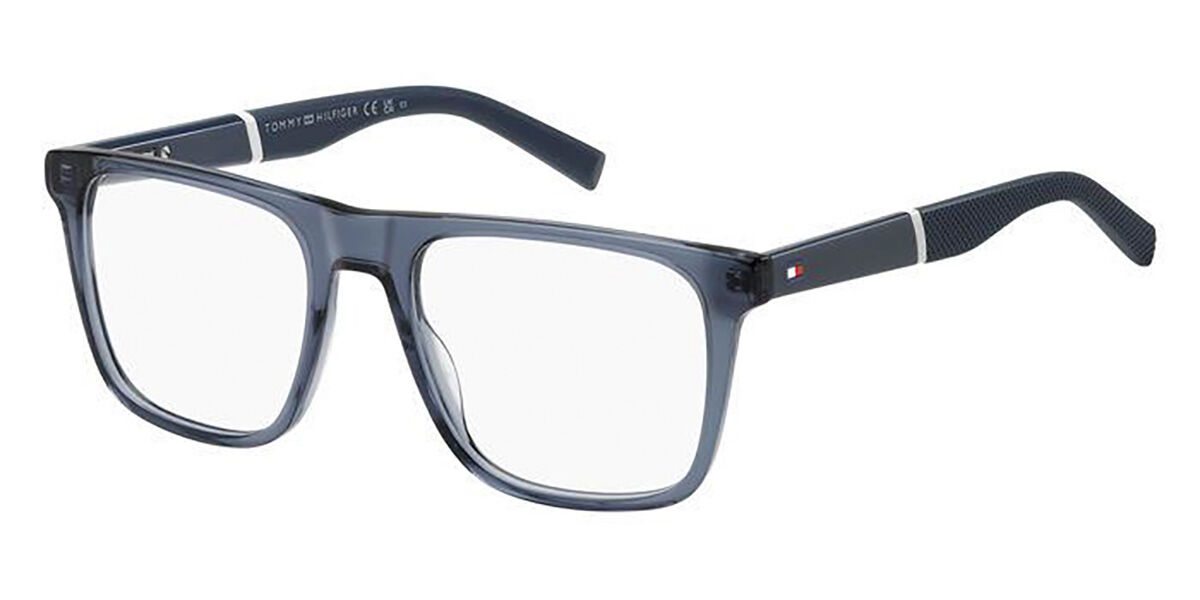 Photos - Glasses & Contact Lenses Tommy Hilfiger TH 2045 PJP Men's Eyeglasses Blue Size 53 (F 