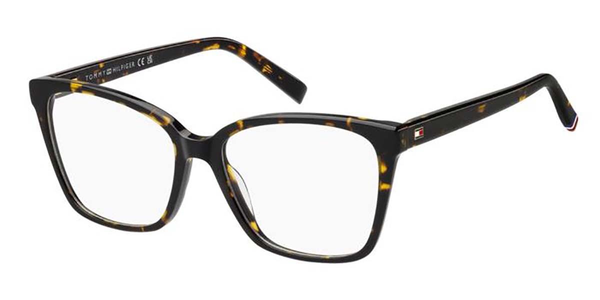 Photos - Glasses & Contact Lenses Tommy Hilfiger TH 2227 086 Women's Eyeglasses Tortoiseshell Size 54  - Blue Light Block Available (Frame Only)