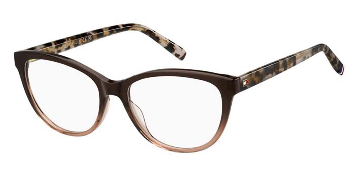 Photos - Glasses & Contact Lenses Tommy Hilfiger TH 2230 59I Women's Eyeglasses Brown Size 54  - Blue Light Block Available (Frame Only)