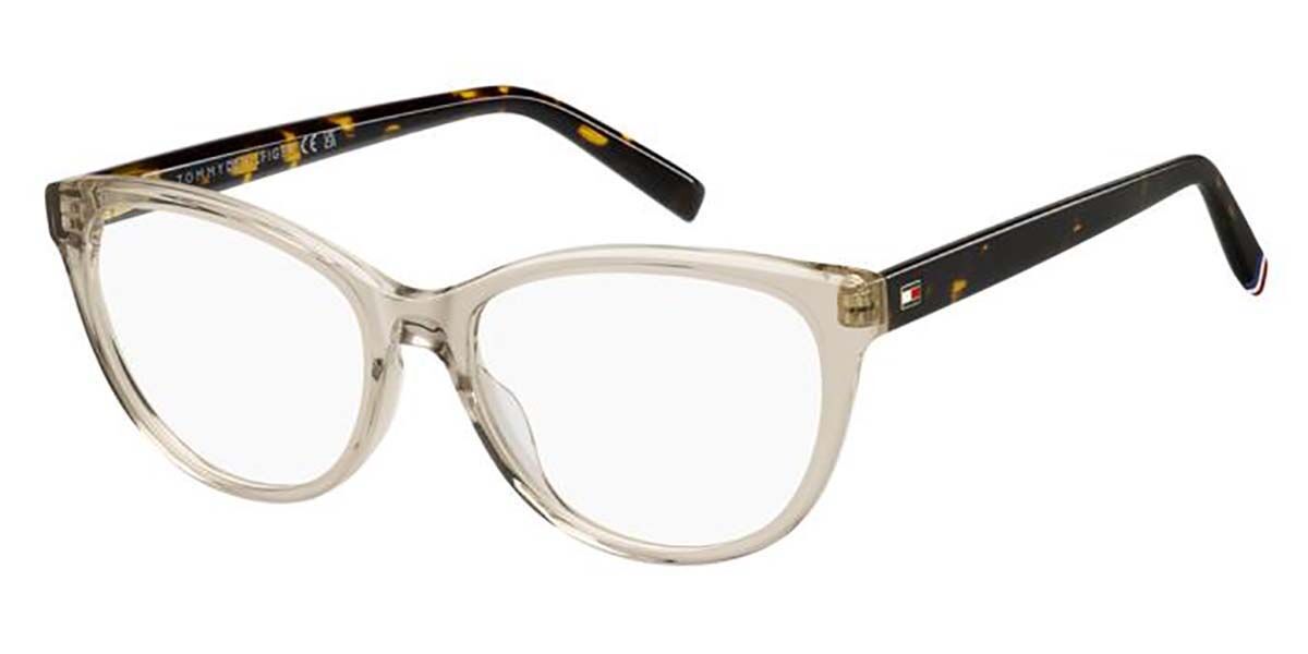 Photos - Glasses & Contact Lenses Tommy Hilfiger TH 2230 XNZ Women's Eyeglasses Brown Size 54  - Blue Light Block Available (Frame Only)