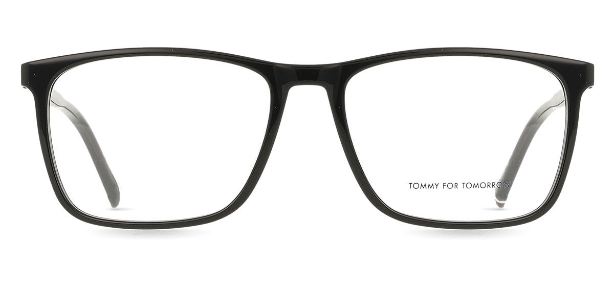 Zdjęcia - Okulary i soczewki kontaktowe Tommy Hilfiger TH 2270 807 56 Czarne Meskie Okulary Korekcyjne