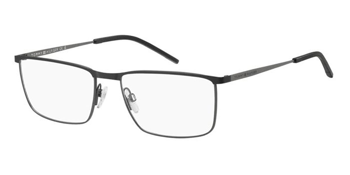 Tommy Hilfiger Męski Black,Gunmetal Th 2333 Ti7 59 Czarne Meskie Okulary Korekcyjne