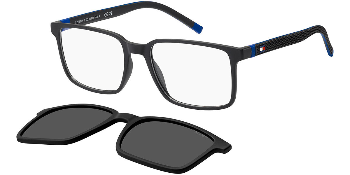 Tommy Hilfiger TH 2377/C With Clip-On Men's Glasses, , Size 54