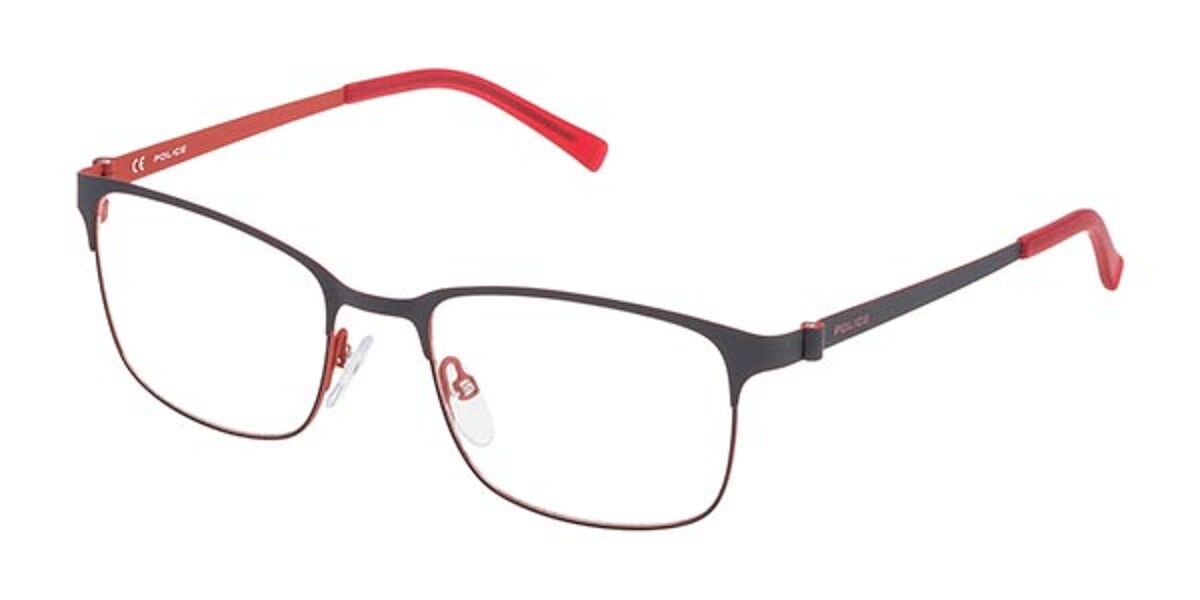 Police VK542 CROSS 2 Kids 09U5 Eyeglasses in Red | SmartBuyGlasses USA