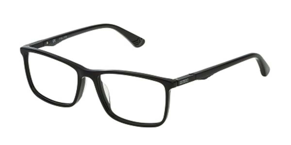 Police VPL393 BROOKLYN 4 0700 Eyeglasses in Black | SmartBuyGlasses USA