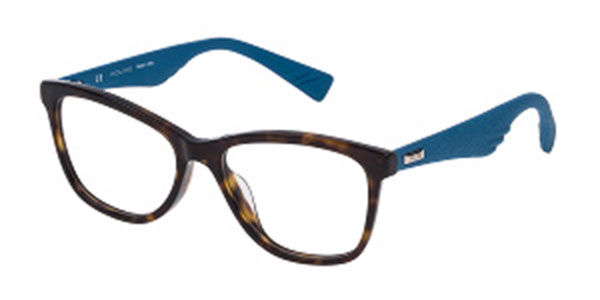 Photos - Glasses & Contact Lenses Police VPL414 SPARKLE 5 722Y Men's Eyeglasses Tortoiseshell Size 52 