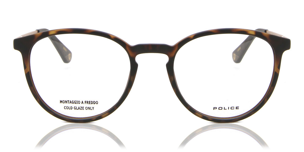 Police VK087 ORIGINS JR 5 0738 48 Lentes Recetadas Para Hombre Tortoiseshell