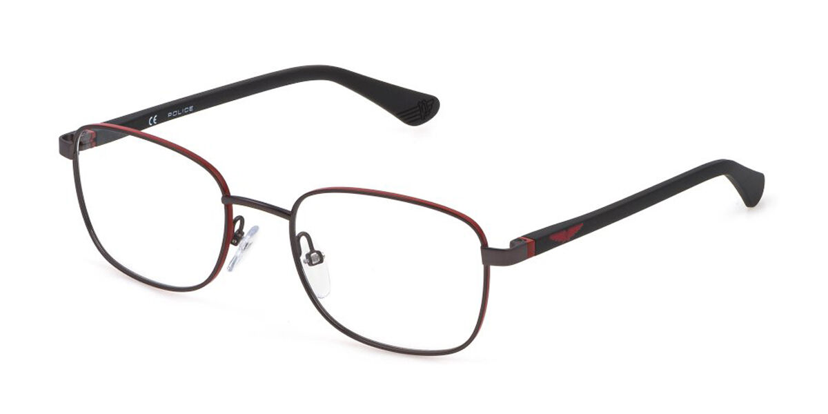 Police VK562 Kids 08K6 Kids' Glasses Red Size - Free Lenses - HSA/FSA Insurance - Blue Light Block Available