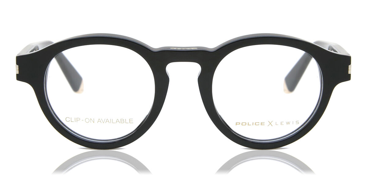 Photos - Glasses & Contact Lenses Police VPLD56 0700 Women's Eyeglasses Black Size 47   (Frame Only)