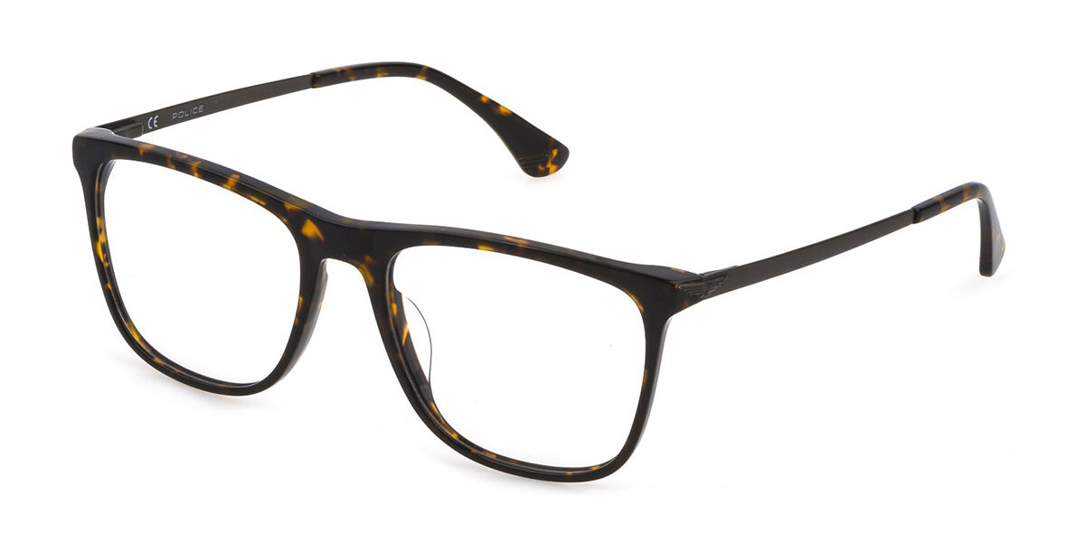 Police VPLD05 0714 Men's Glasses Tortoiseshell Size - Free Lenses - HSA/FSA Insurance - Blue Light Block Available
