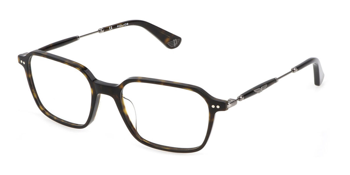 Police VPLE98 0722 Men's Glasses Tortoiseshell Size - Free Lenses - HSA/FSA Insurance - Blue Light Block Available