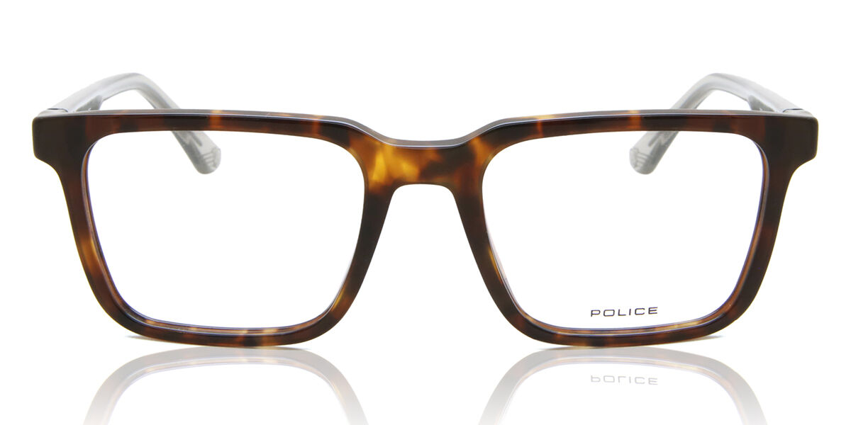 Montatura Occhiali Police VK030N-48ABRM - Unisex, Plastica Rossa, Lenti Ø 48 Mm