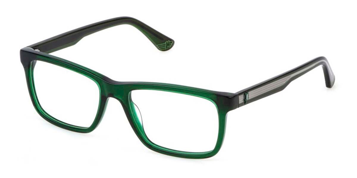 Police VK145 RAY JR 2 Kids 0M26 Kids' Eyeglasses Green Size 51 (Frame Only) - Blue Light Block Available