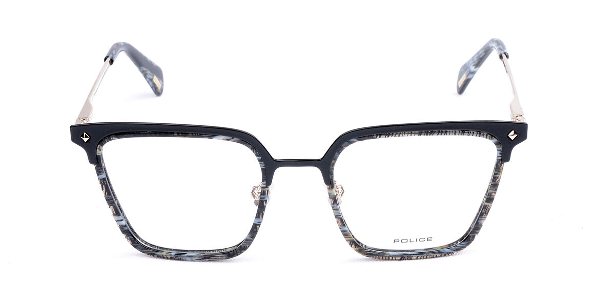 Police VPLG25M 0301 Glasses Pattern Black | VisionDirect Australia